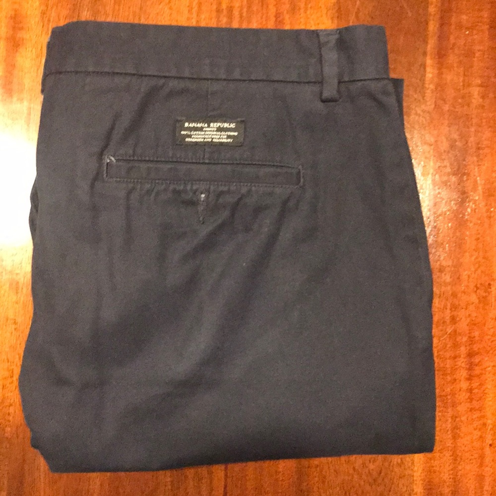 Banana Republic navy blue chinos